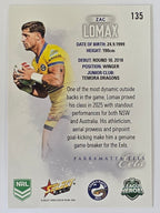 NRL 2026 League Heroes | Base | #135 | Zac Lomax | Parramatta Eels