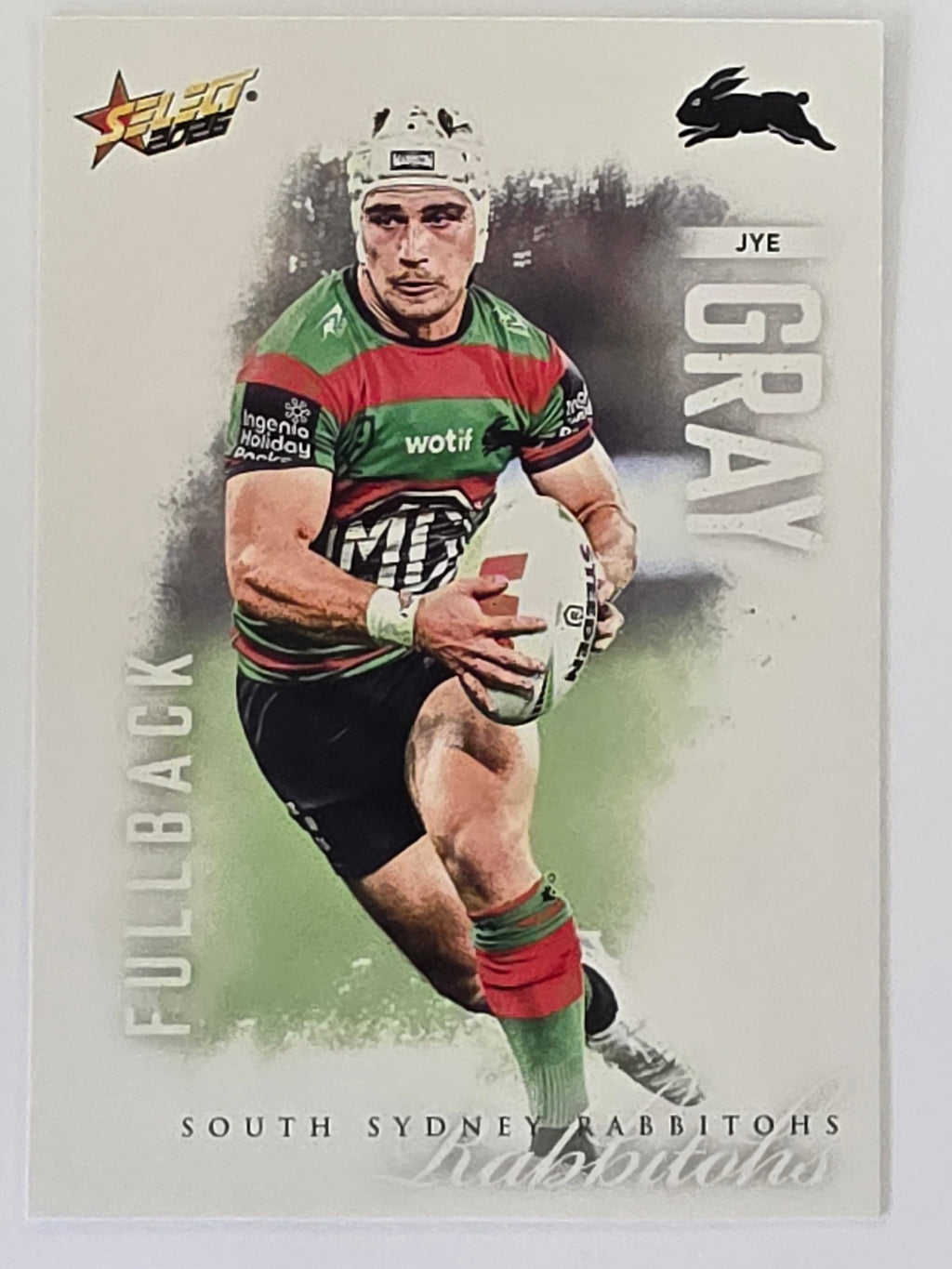 NRL 2026 League Heroes | Base | #160 | Jye Gray | South Sydney Rabbitohs