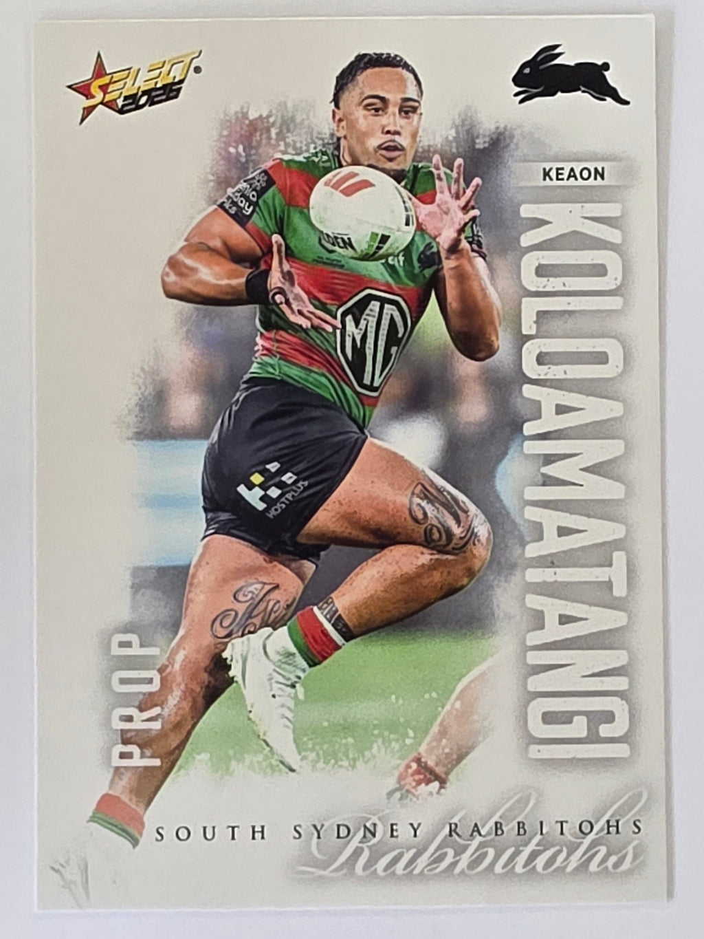 NRL 2026 League Heroes | Base | #164 | Keaon Koloamatangi | South Sydney Rabbitohs