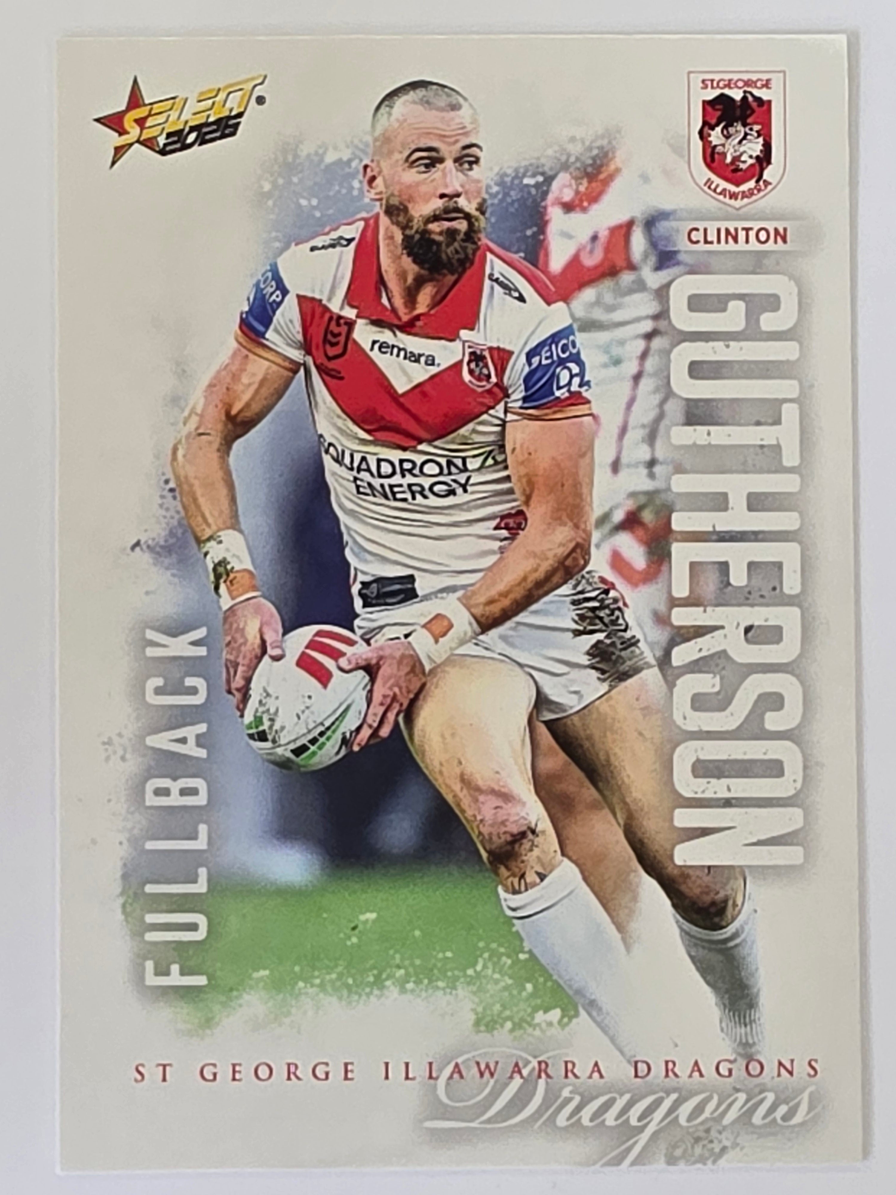 NRL 2026 League Heroes | Base | #174 | Clinton Gutherson | St George Dragons