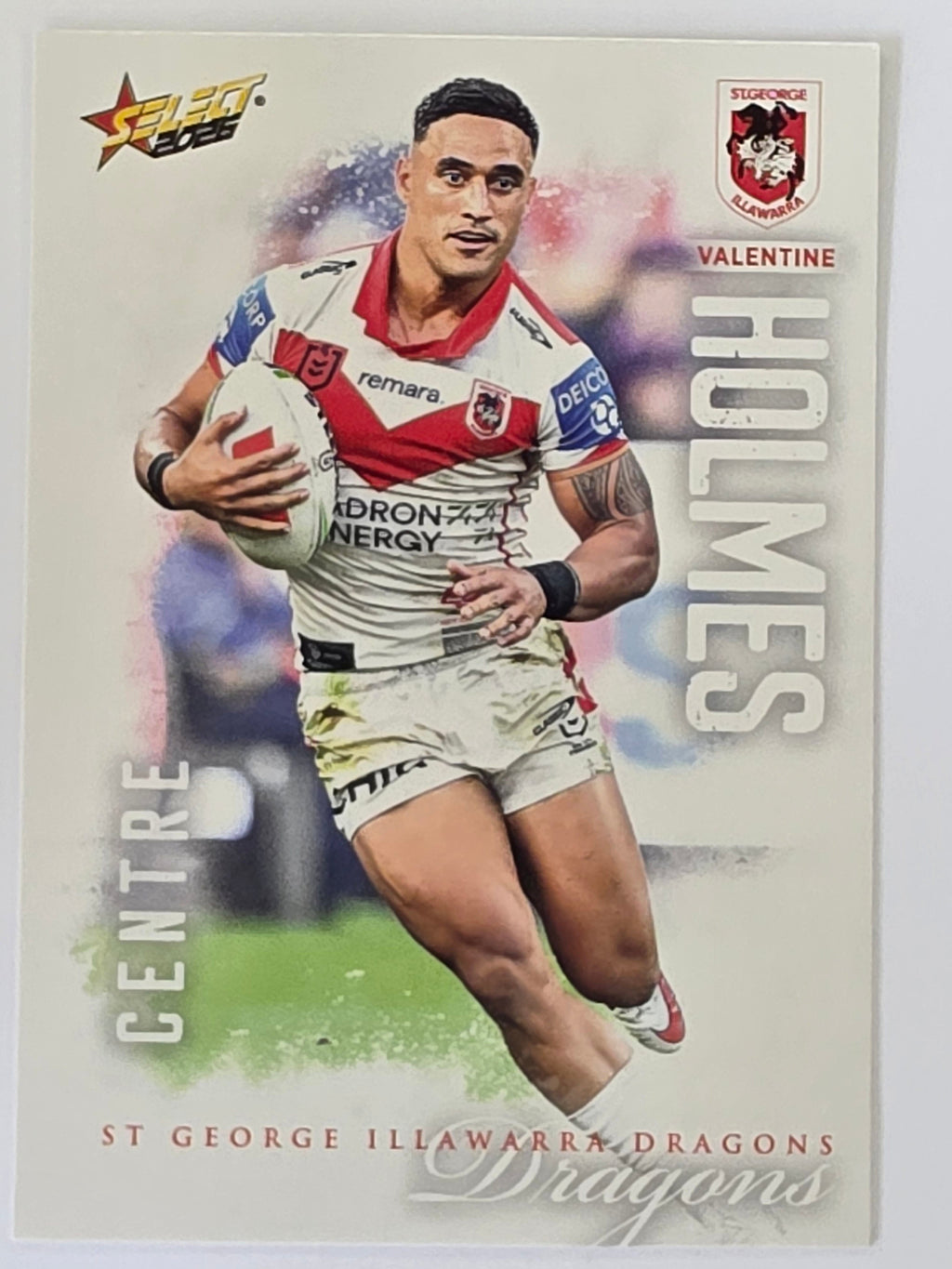 NRL 2026 League Heroes | Base | #175 | Valentine Holmes | St George Dragons