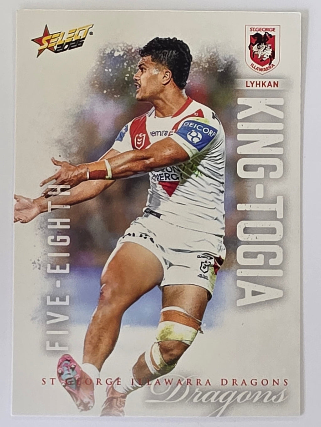 NRL 2026 League Heroes | Base | #178 | Lyhkan King-Togia | St George Dragons