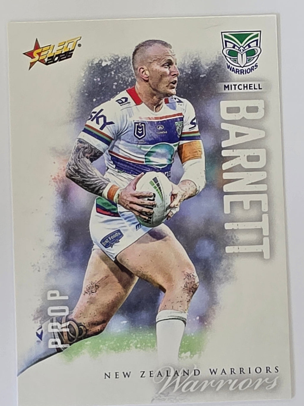 NRL 2026 League Heroes | Base | #197 | Mitchell Barnett | New Zealand Warriors