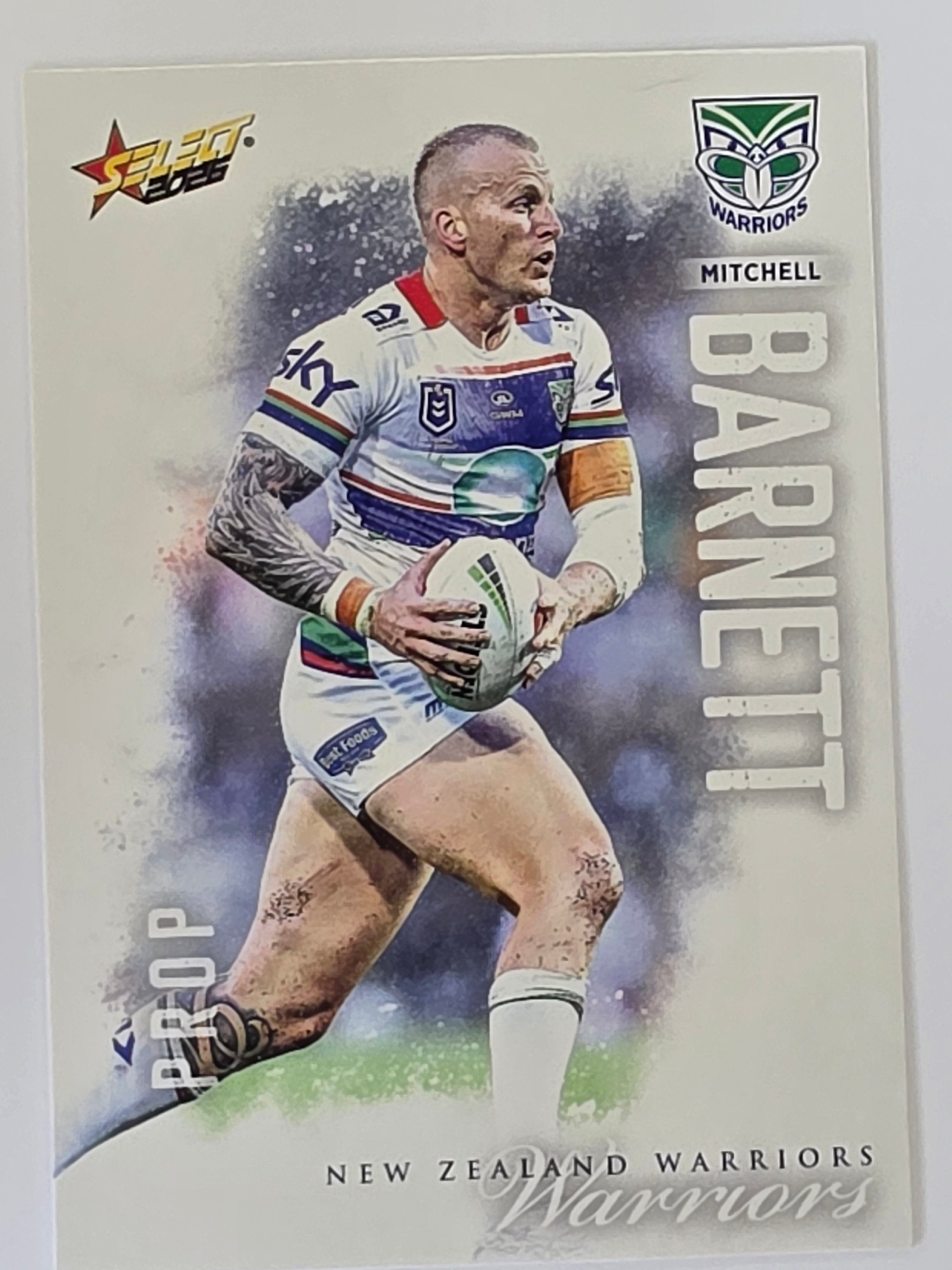 NRL 2026 League Heroes | Base | #197 | Mitchell Barnett | New Zealand Warriors