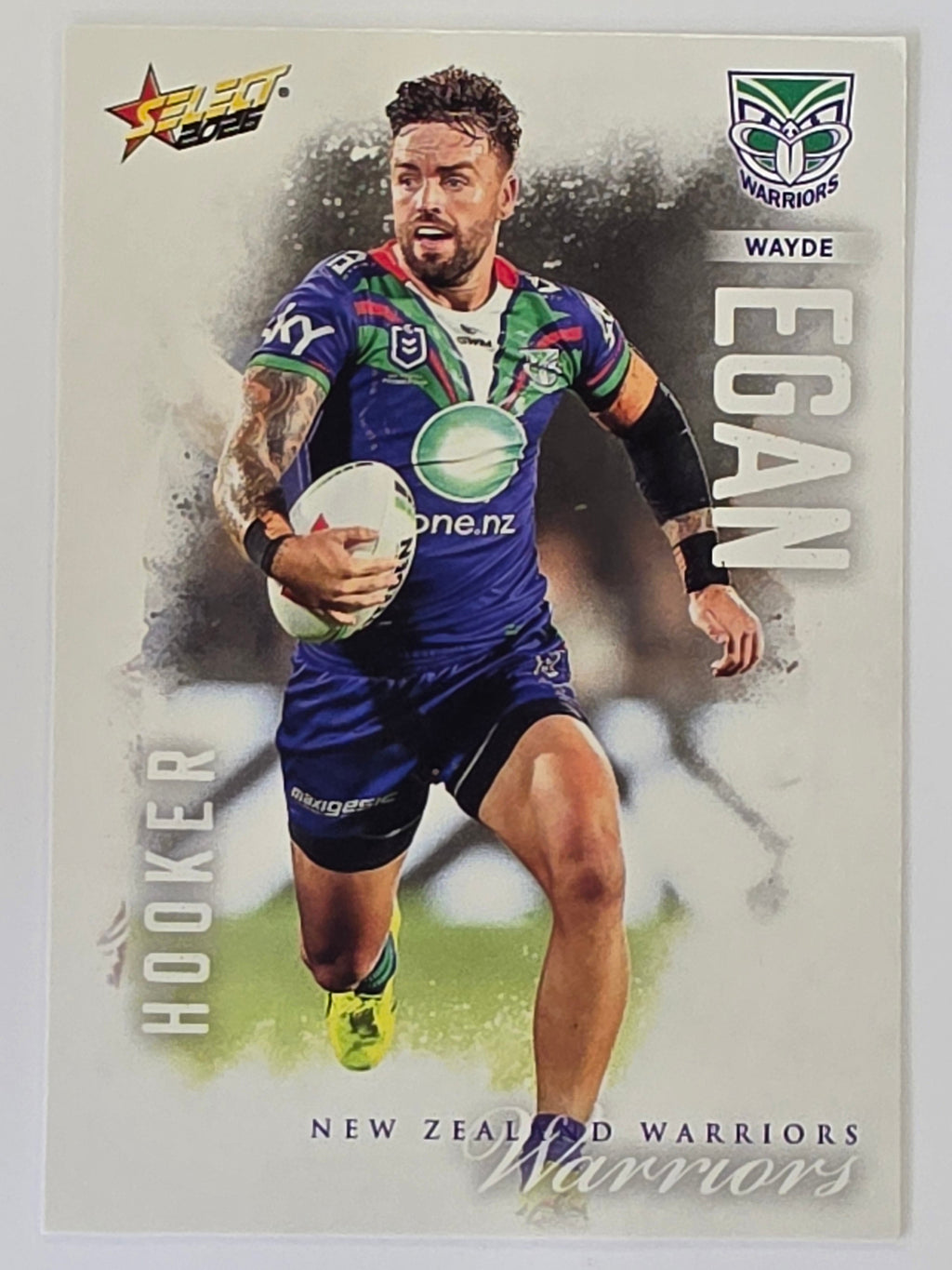 NRL 2026 League Heroes | Base | #199 | Wayde Egan | New Zealand Warriors