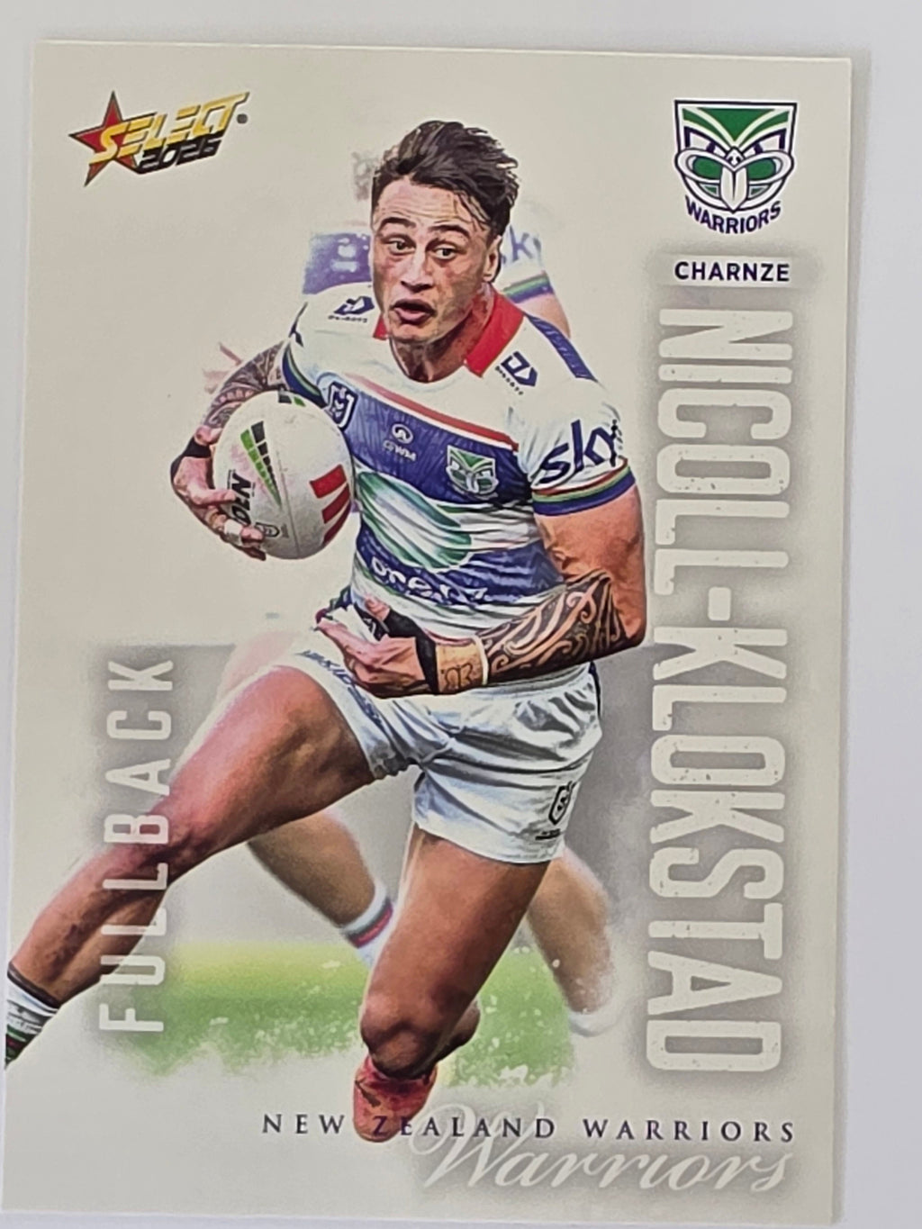 NRL 2026 League Heroes | Base |#206 |Charnze Nicoll-Klokstad |New Zealand Warriors