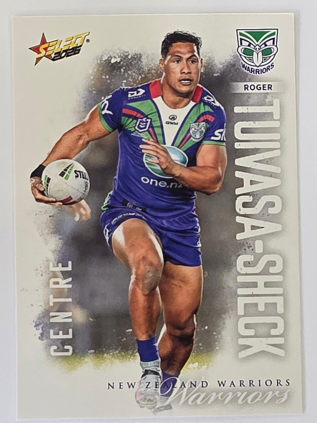 NRL 2026 League Heroes | Base | #208 | Roger Tuivasa-Sheck |New Zealand Warriors