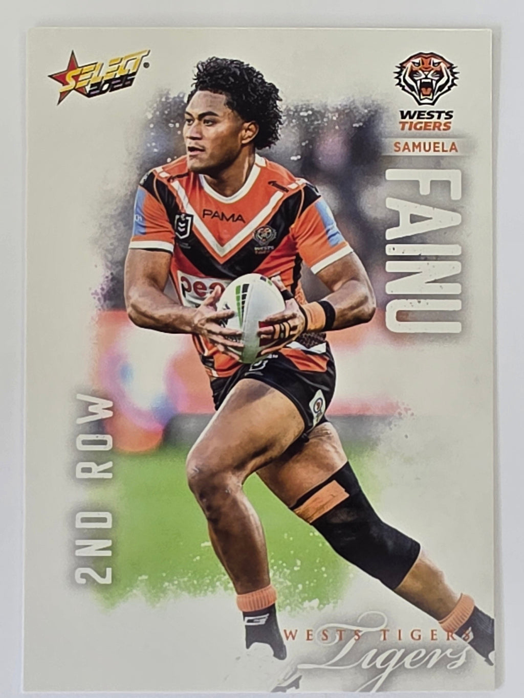 NRL 2026 League Heroes | Base | #213 | Samuela Fainu | Wests Tigers