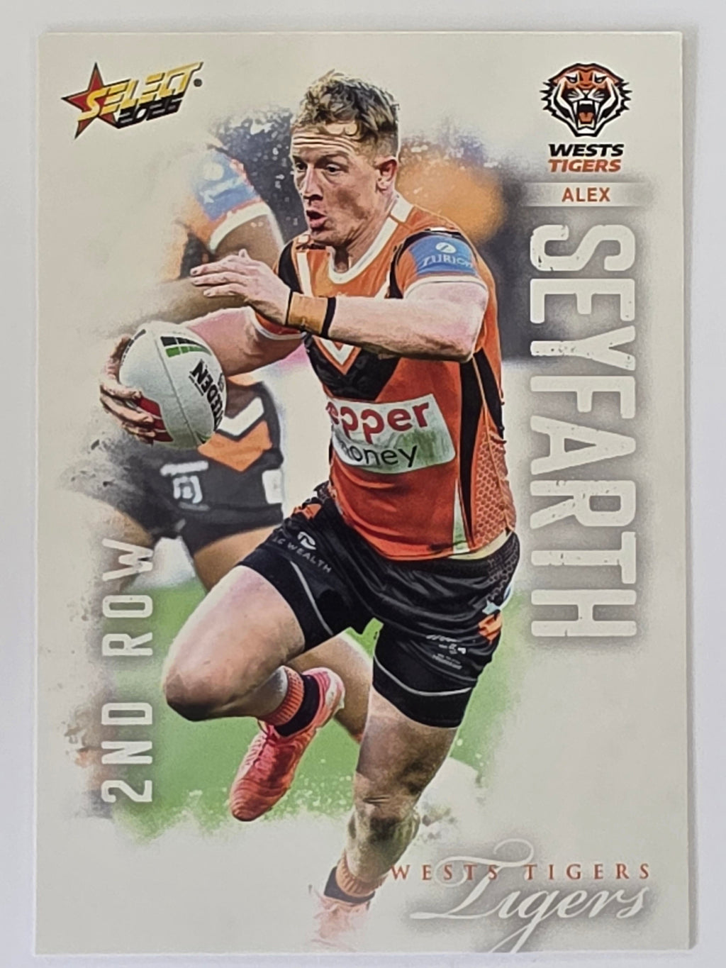 NRL 2026 League Heroes | Base | #219 | Alex Seyfarth | Wests Tigers