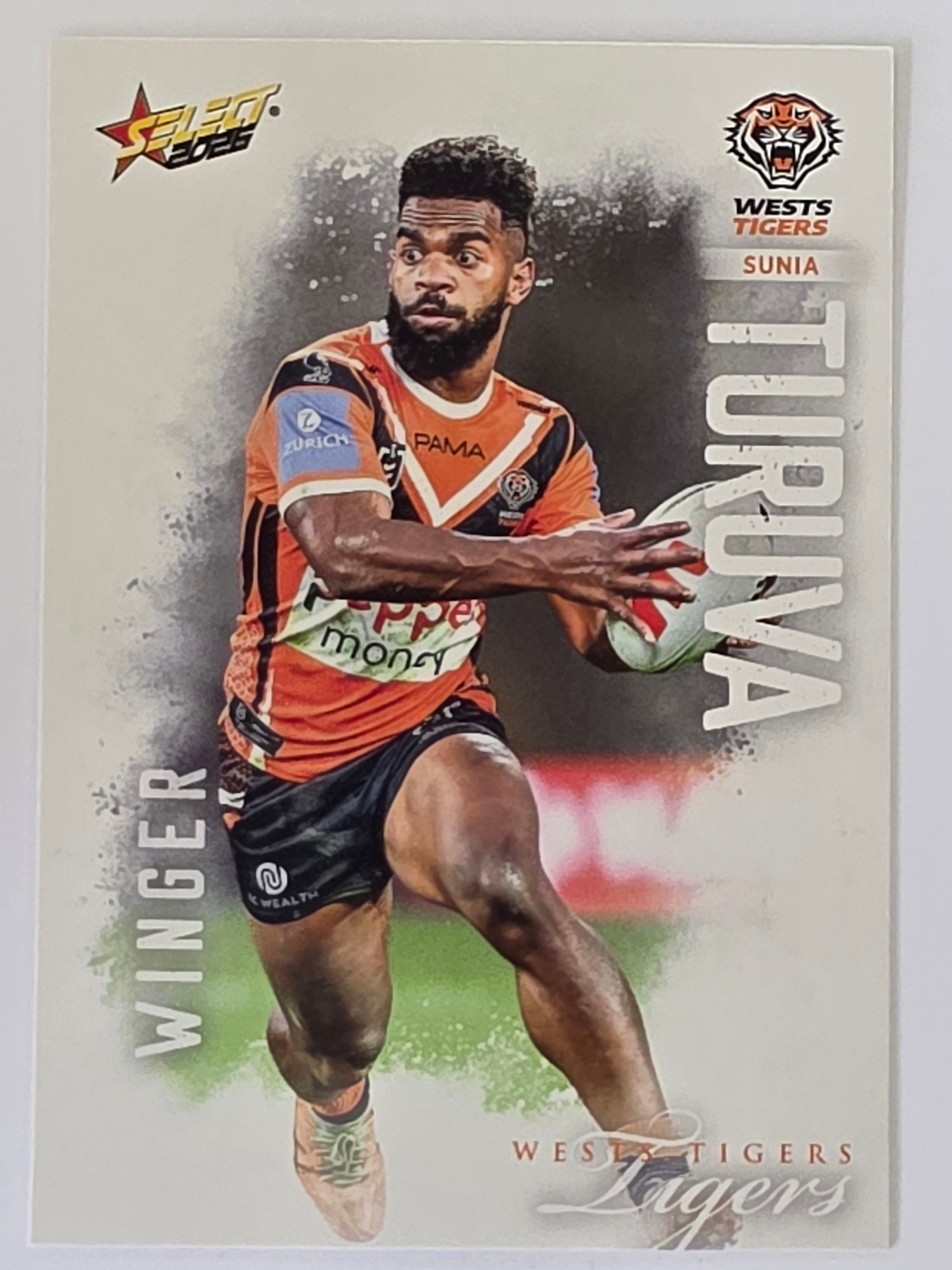NRL 2026 League Heroes | Base | #220 | Sunia Turuva | Wests Tigers
