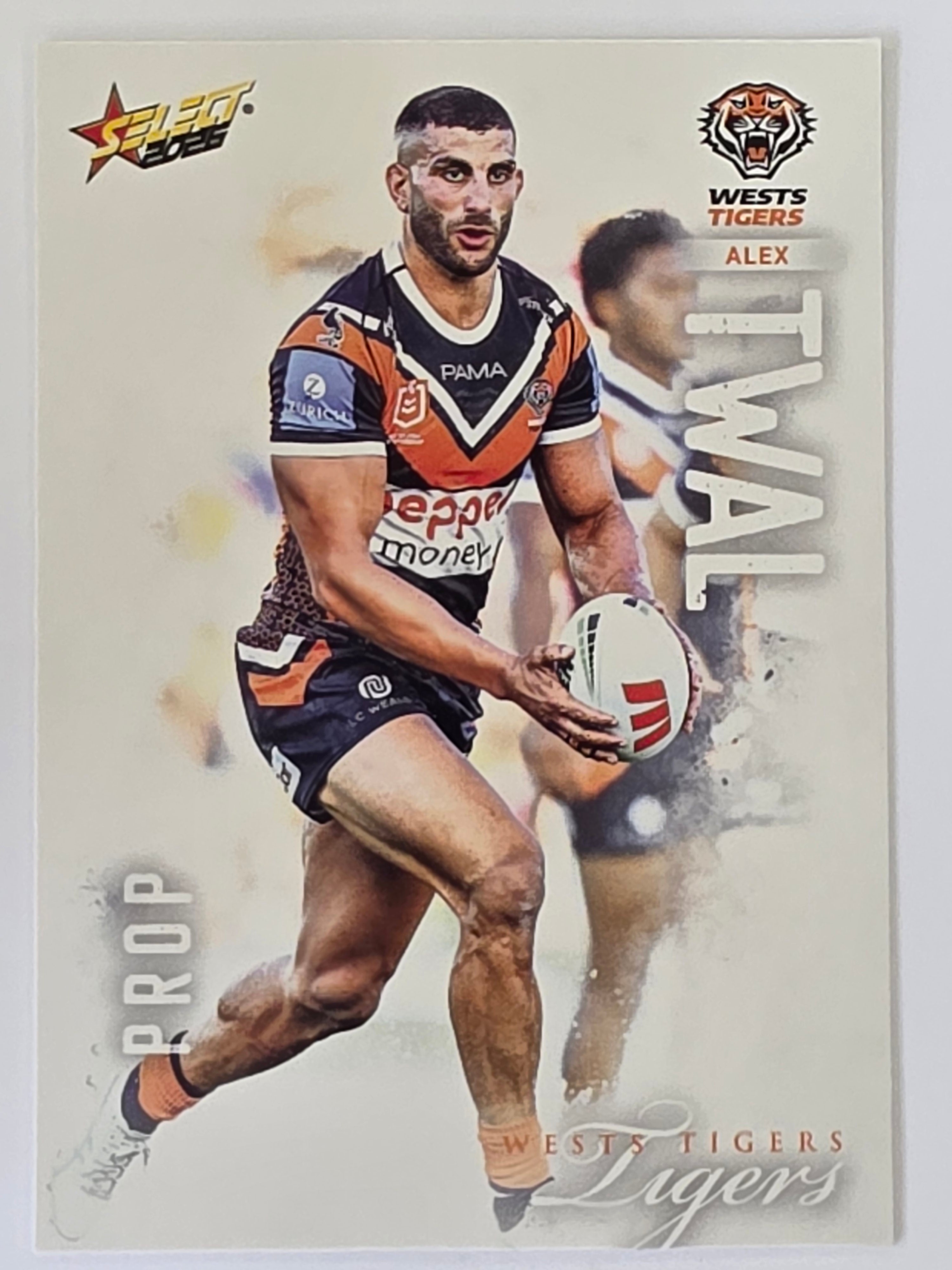 NRL 2026 League Heroes | Base | #221 | Alex Twal | Wests Tigers