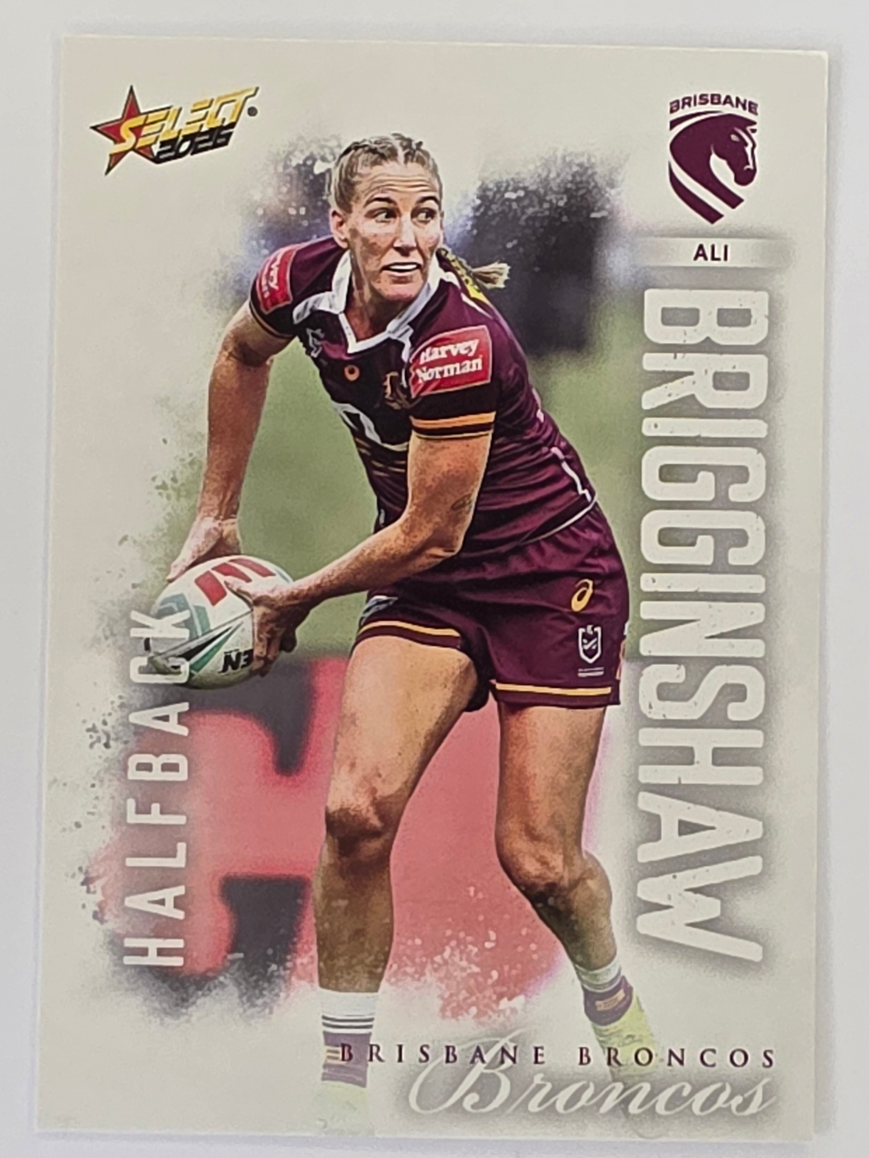NRL 2026 League Heroes | Base | #222 | Ali Brigginshaw | NRLW Brisbane Broncos