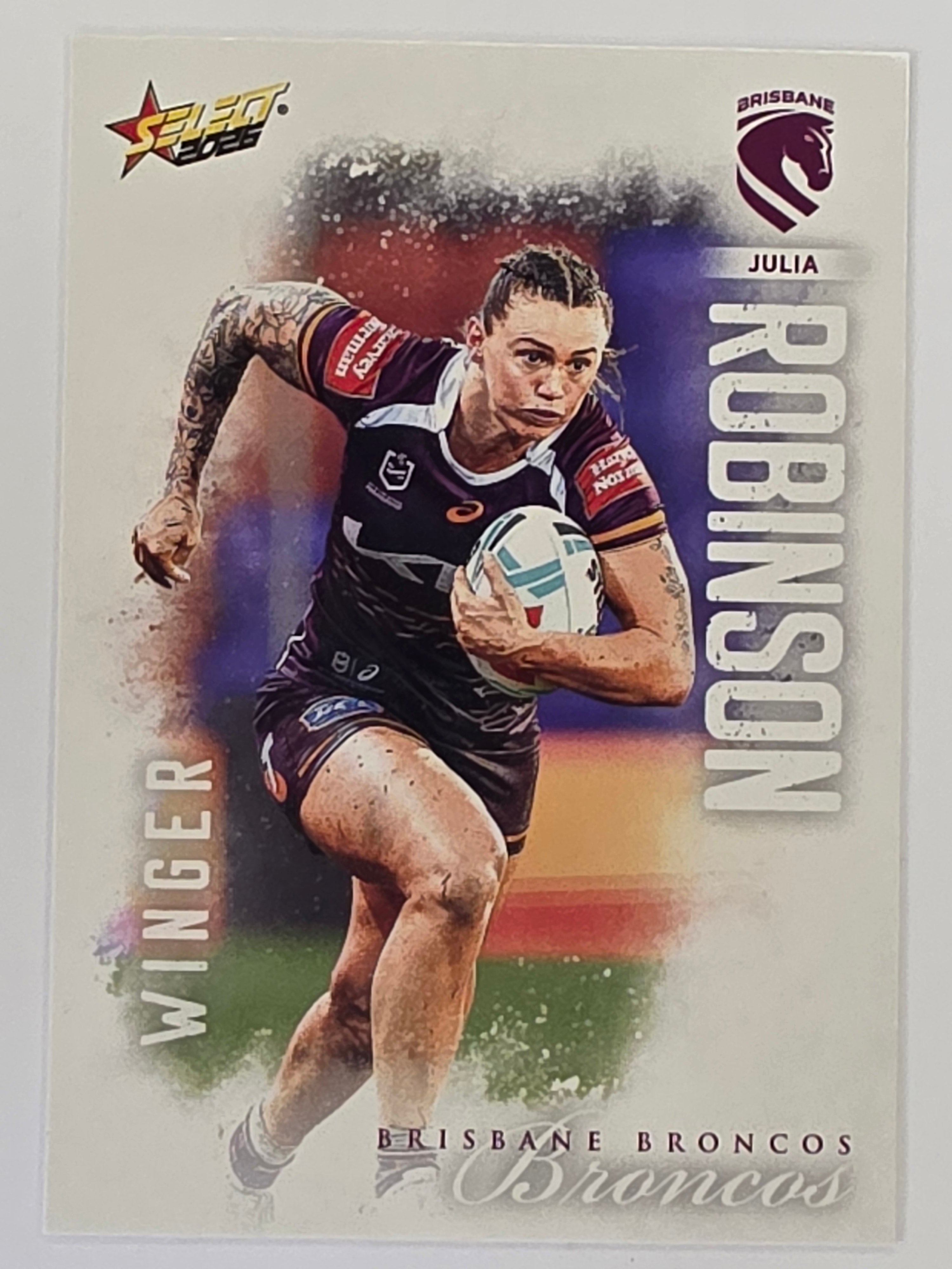 NRL 2026 League Heroes | Base | #224 | Julia Robinson | NRLW Brisbane Broncos