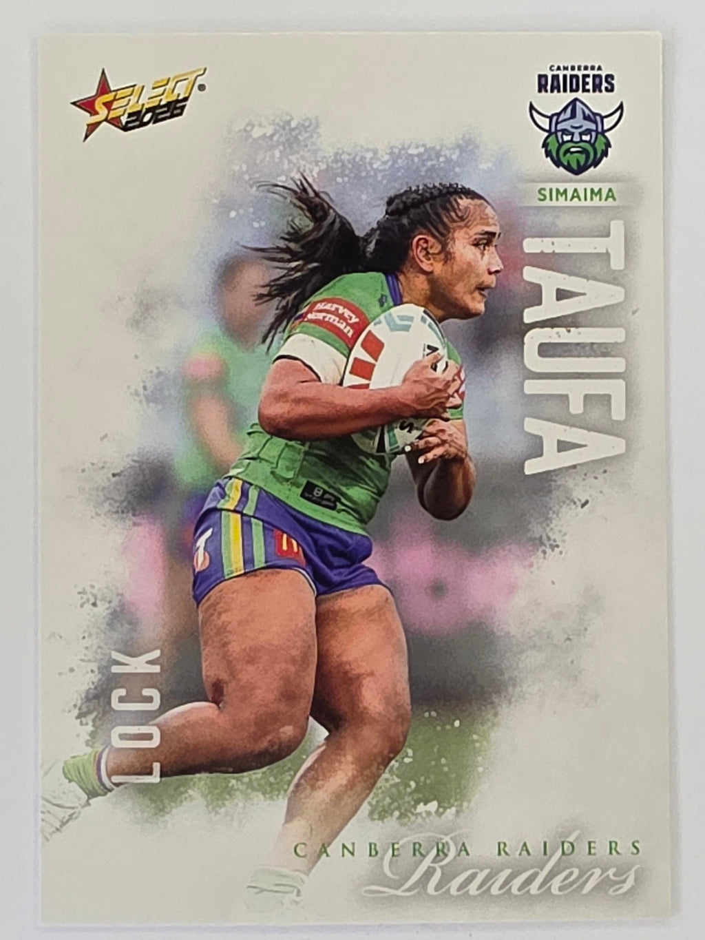 NRL 2026 League Heroes | Base | #227 | Simaima Taufa | NRLW Canberra Raiders