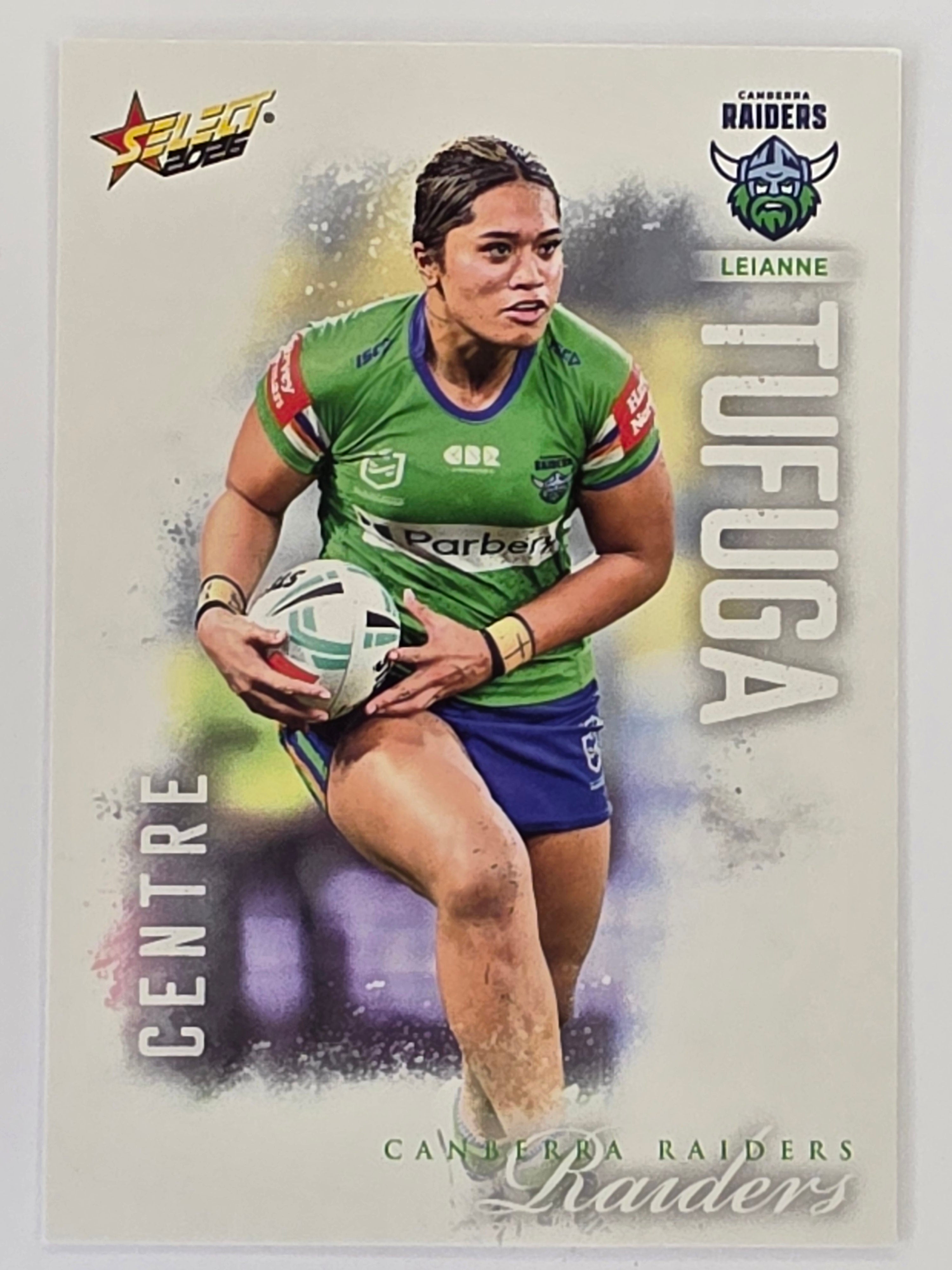 NRL 2026 League Heroes | Base | #229 | Leianne Tufuga | NRLW Canberra Raiders