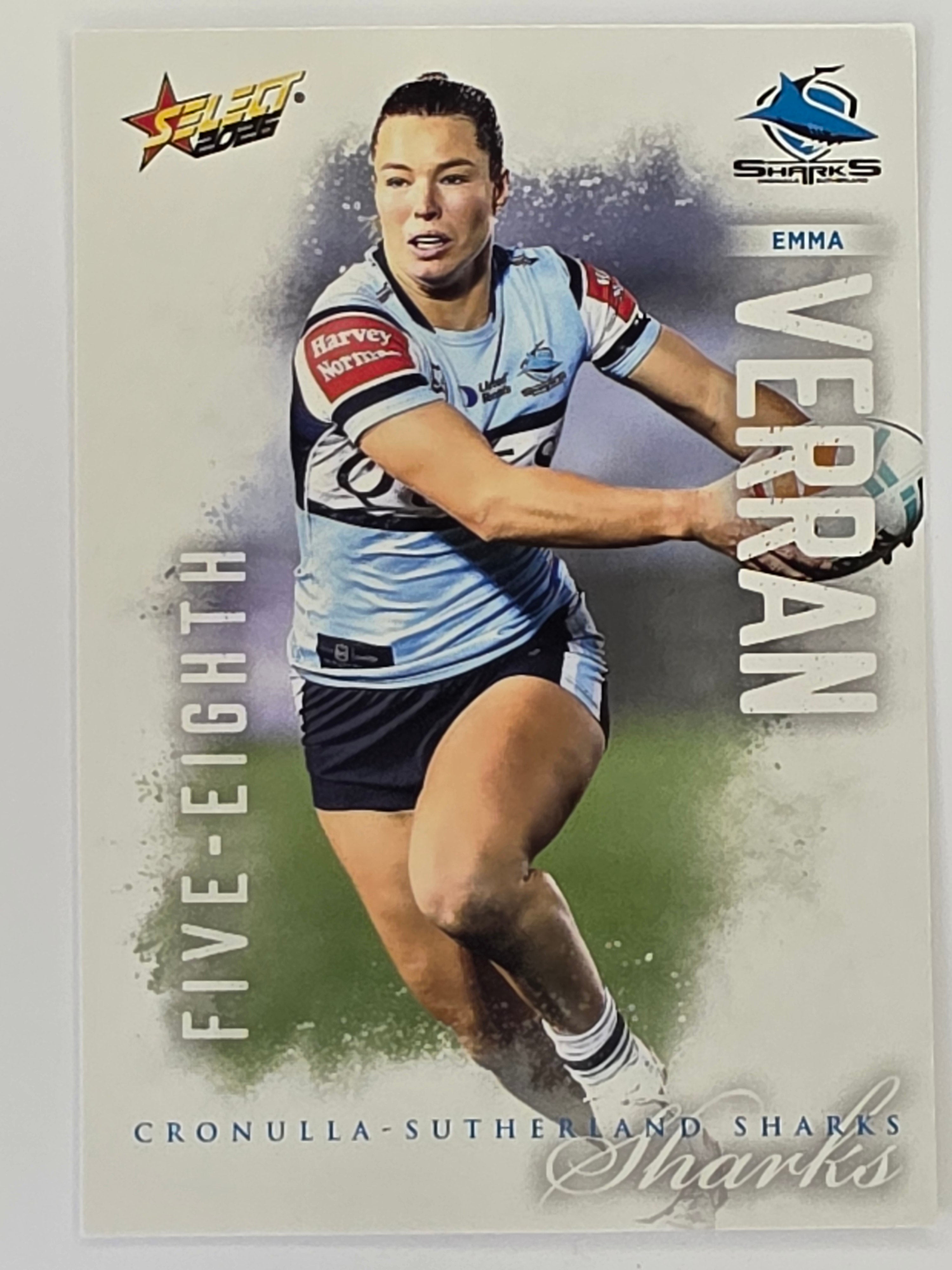 NRL 2026 League Heroes | Base | #237 | Emma Verran | NRLW Cronulla Sharks