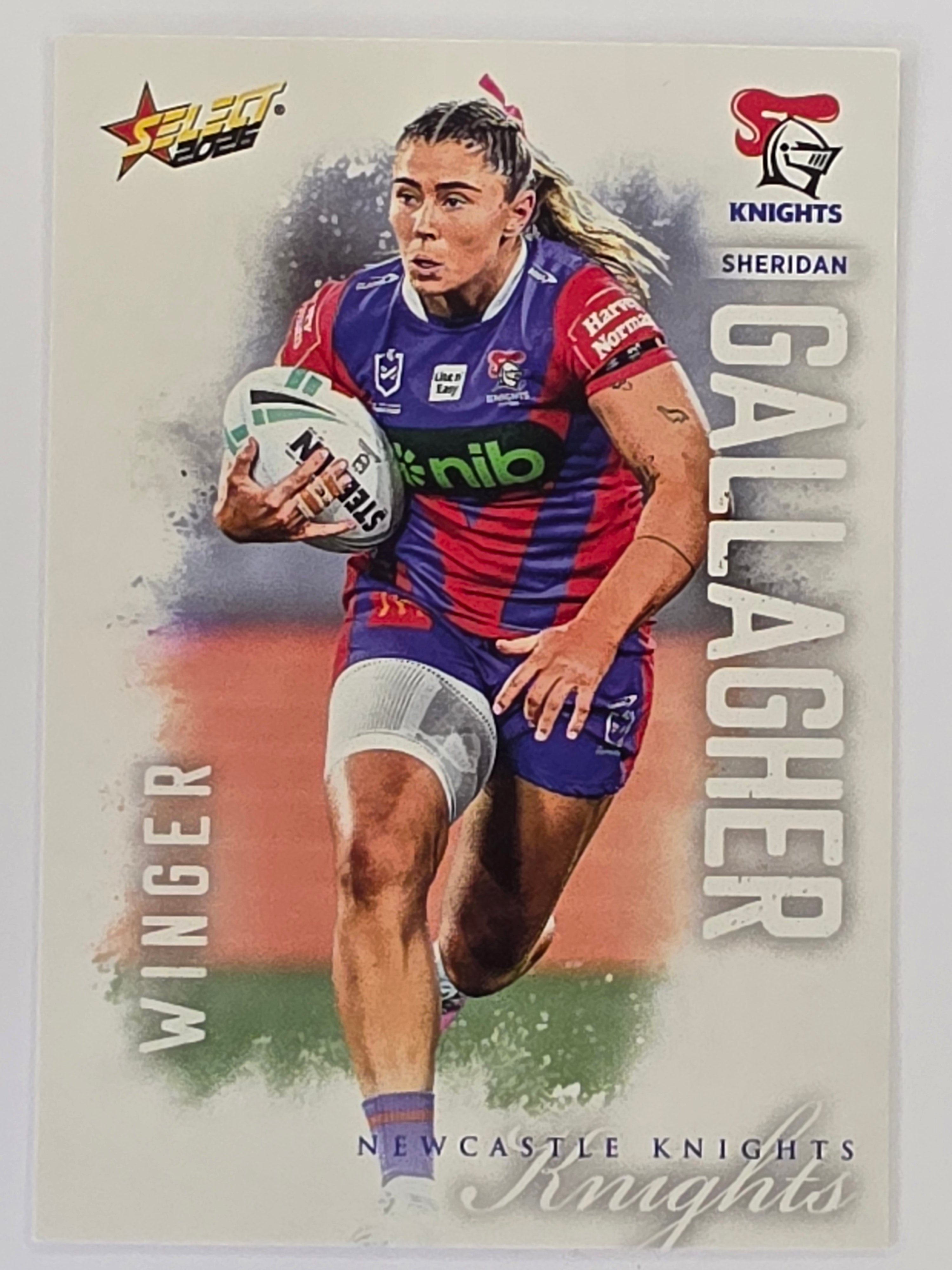NRL 2026 League Heroes | Base | #243 |Sheridan Gallagher |NRLW Newcastle Knights