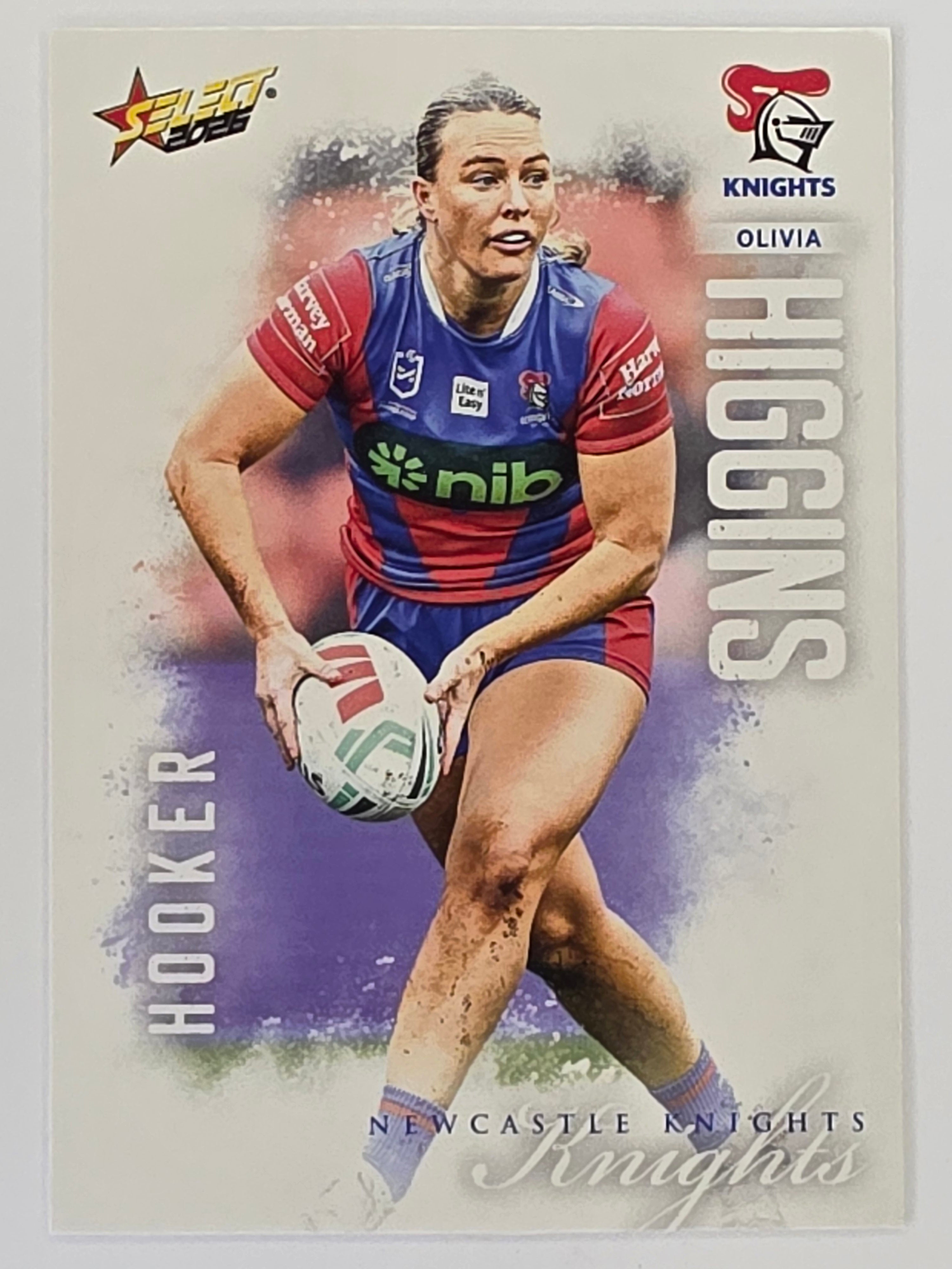 NRL 2026 League Heroes | Base | #244 | Olivia Higgins | NRLW Newcastle Knights