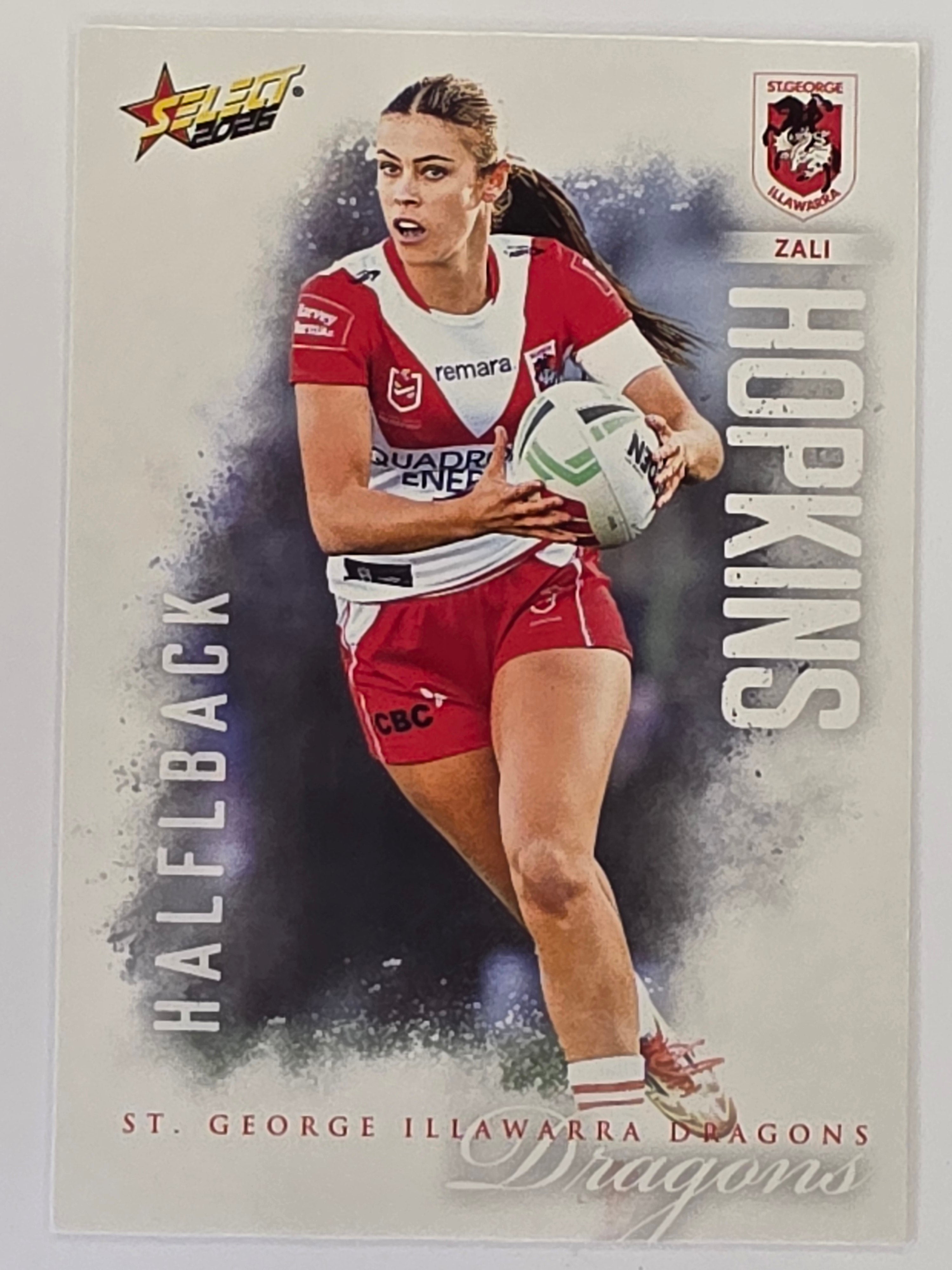 NRL 2026 League Heroes | Base | #255 | Zali Hopkins | NRLW St George Dragons