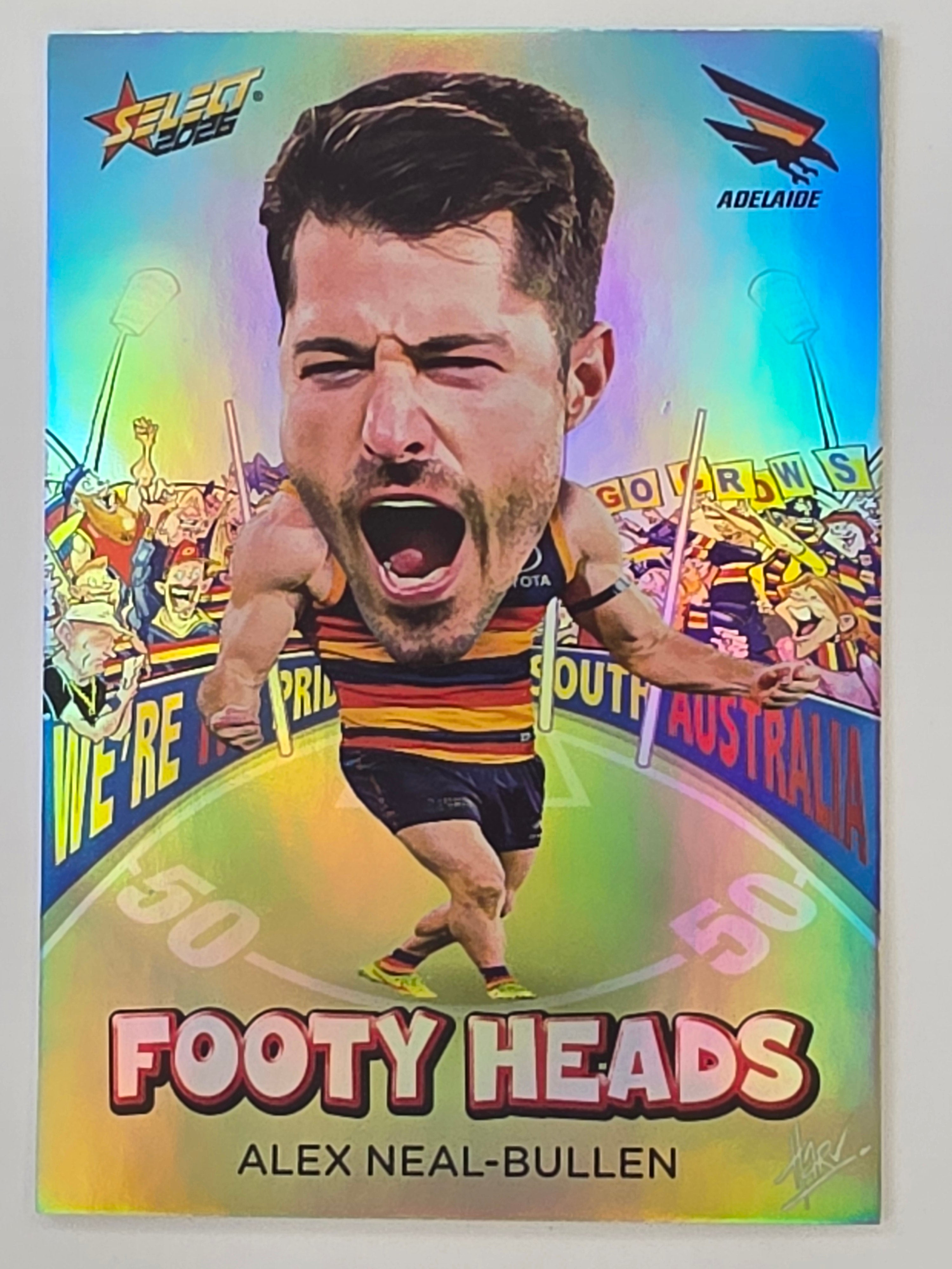 2026 AFL Footy Stars Footy Heads FH2 Alex Neal-Bullen - Adelaide Crows