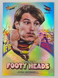 2026 AFL Footy Stars Footy Heads FH6 Josh Worrell - Adelaide Crows