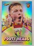 2026 AFL Footy Stars Footy Heads FH10 Logan Morris - Brisbane Lions