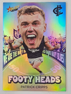 2026 AFL Footy Stars Footy Heads FH13 Patrick Cripps - Carlton Blues