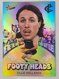 2026 AFL Footy Stars Footy Heads FH14 Ollie Hollands - Carlton Blues