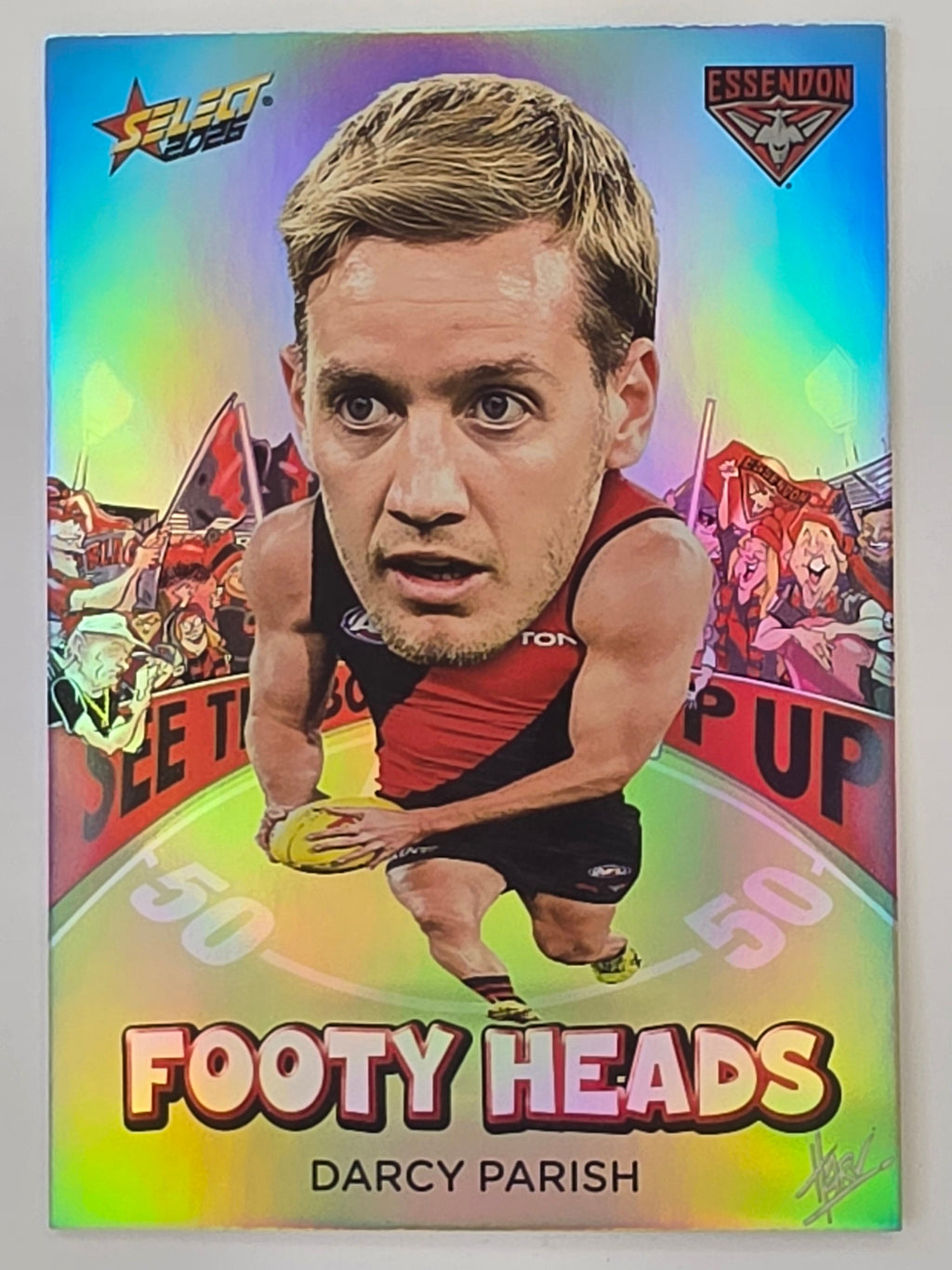 2026 AFL Footy Stars Footy Heads FH29 Darcy Parish - Essendon Bombers