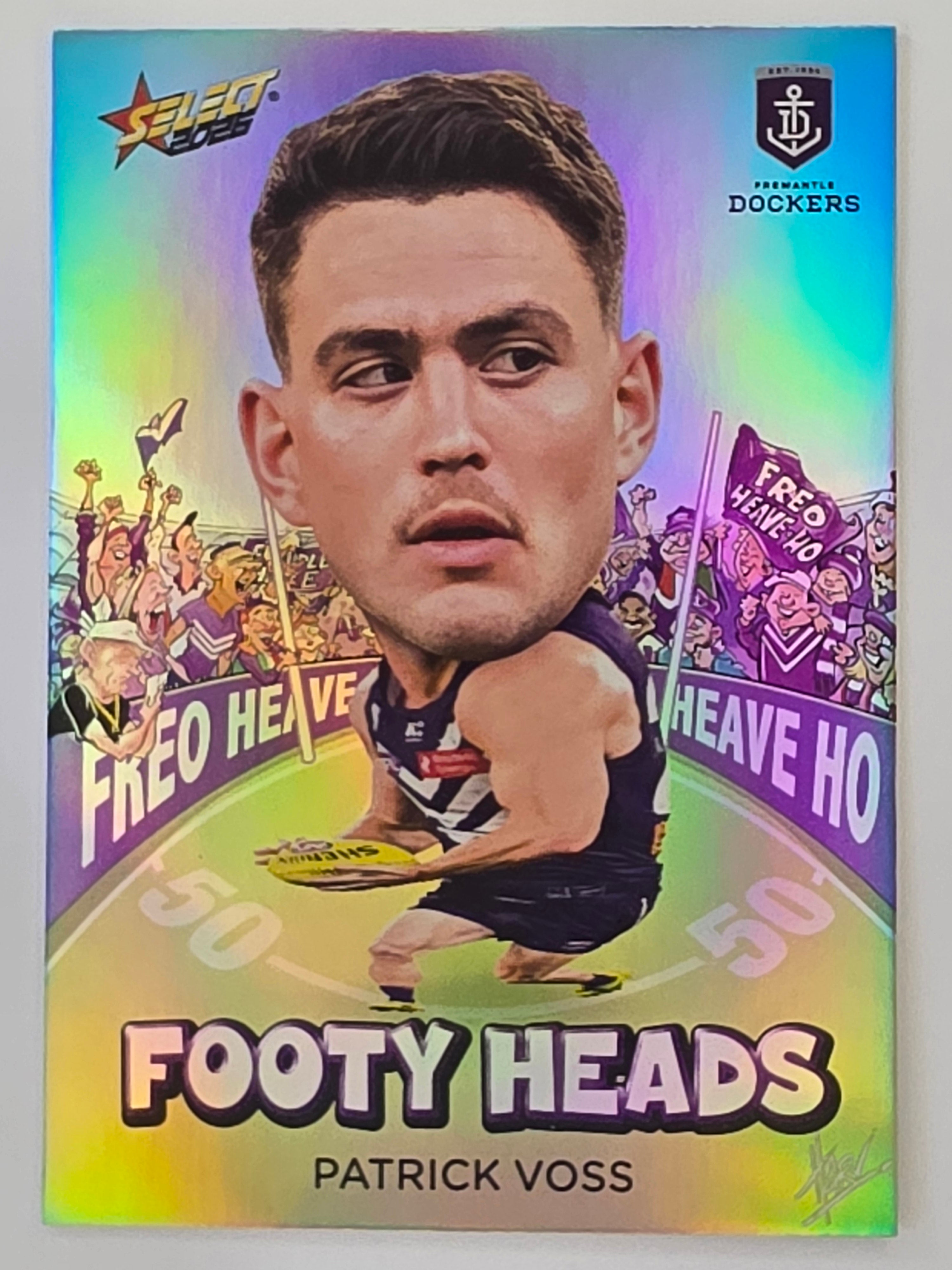 2026 AFL Footy Stars Footy Heads FH35 Patrick Voss - Fremantle Dockers