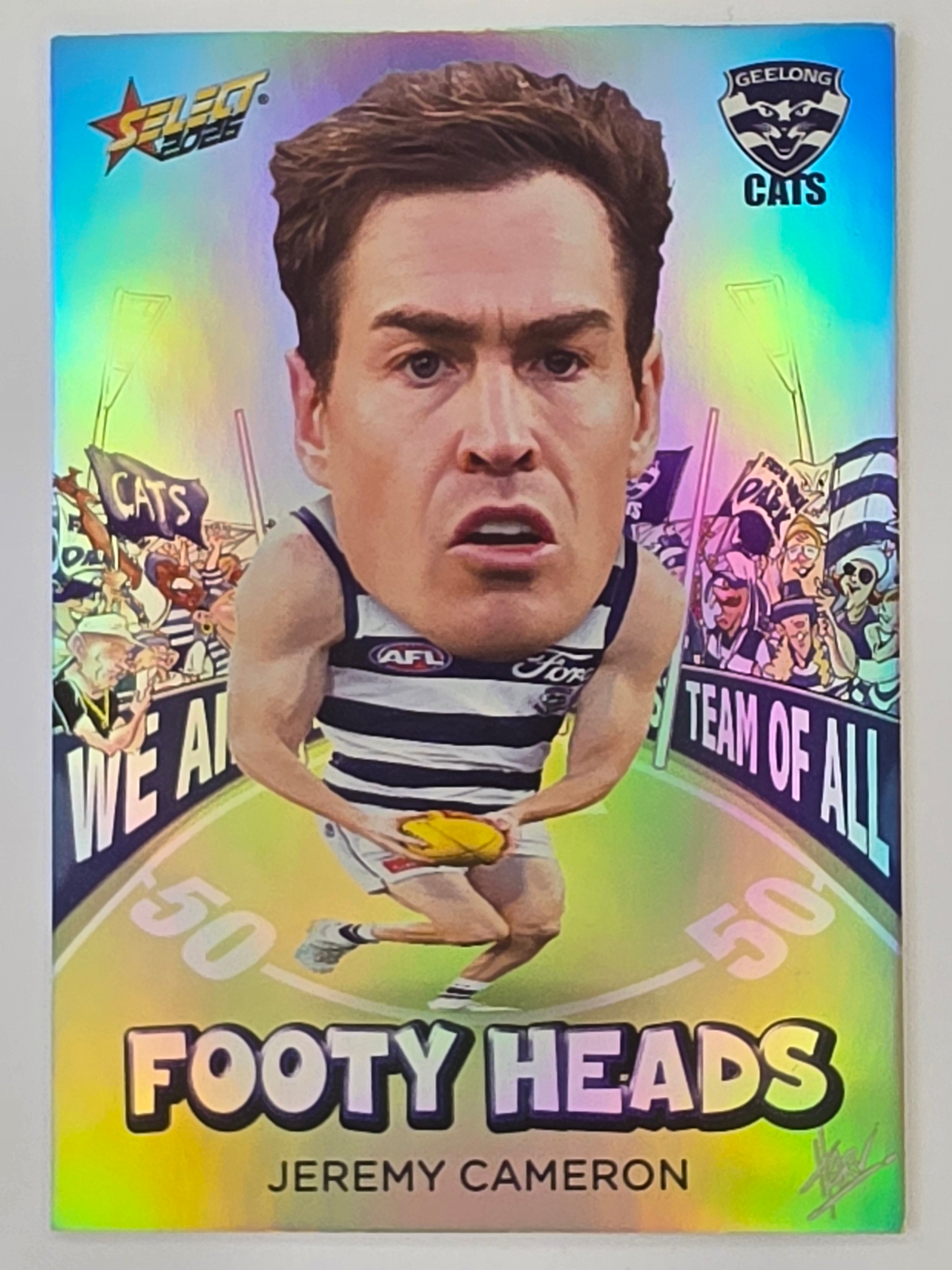 2026 AFL Footy Stars Footy Heads FH37 Jeremy Cameron - Geelong Cats