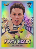 2026 AFL Footy Stars Footy Heads FH41 Max Holmes - Geelong Cats