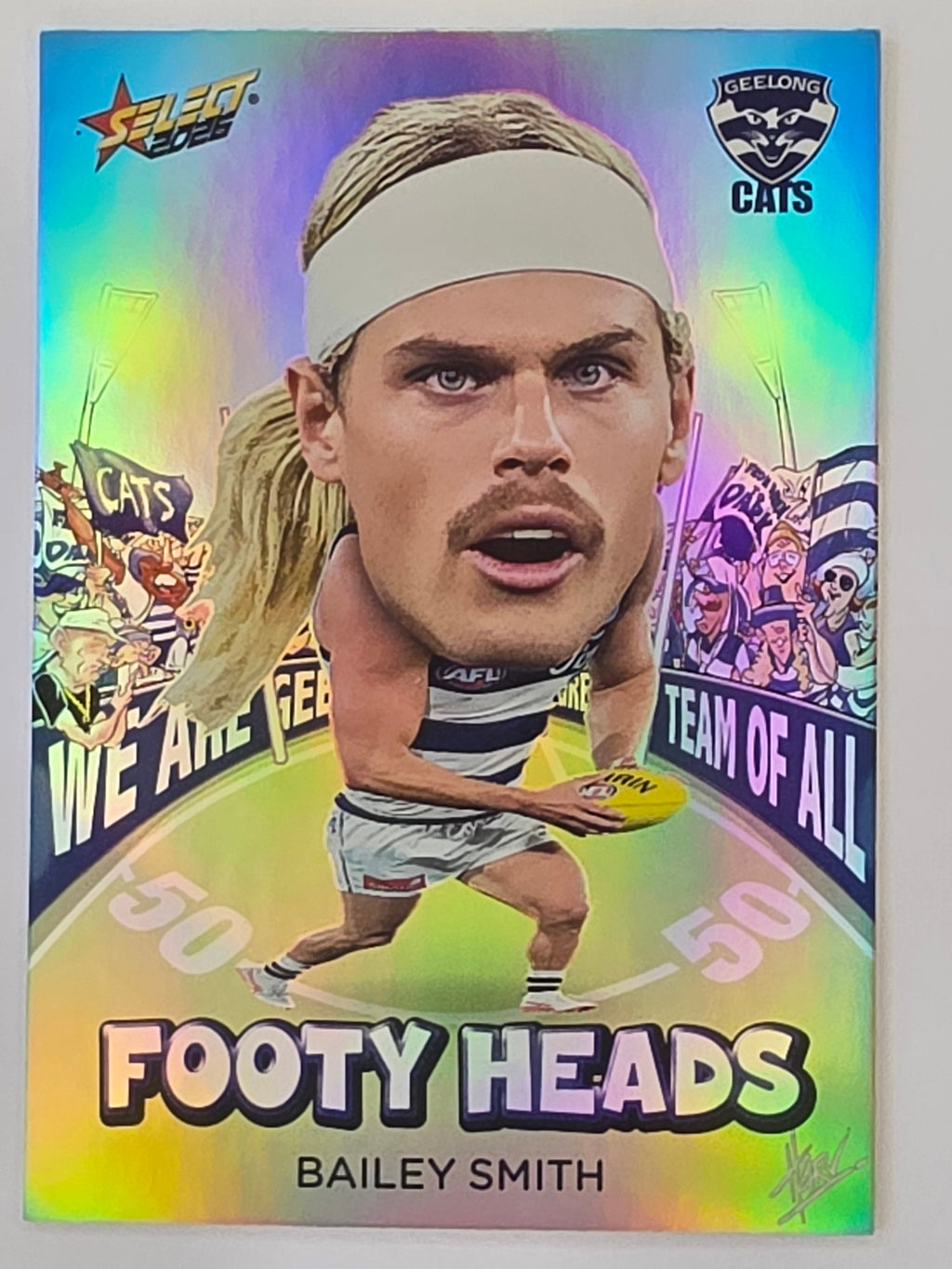 2026 AFL Footy Stars Footy Heads FH42 Bailey Smith - Geelong Cats