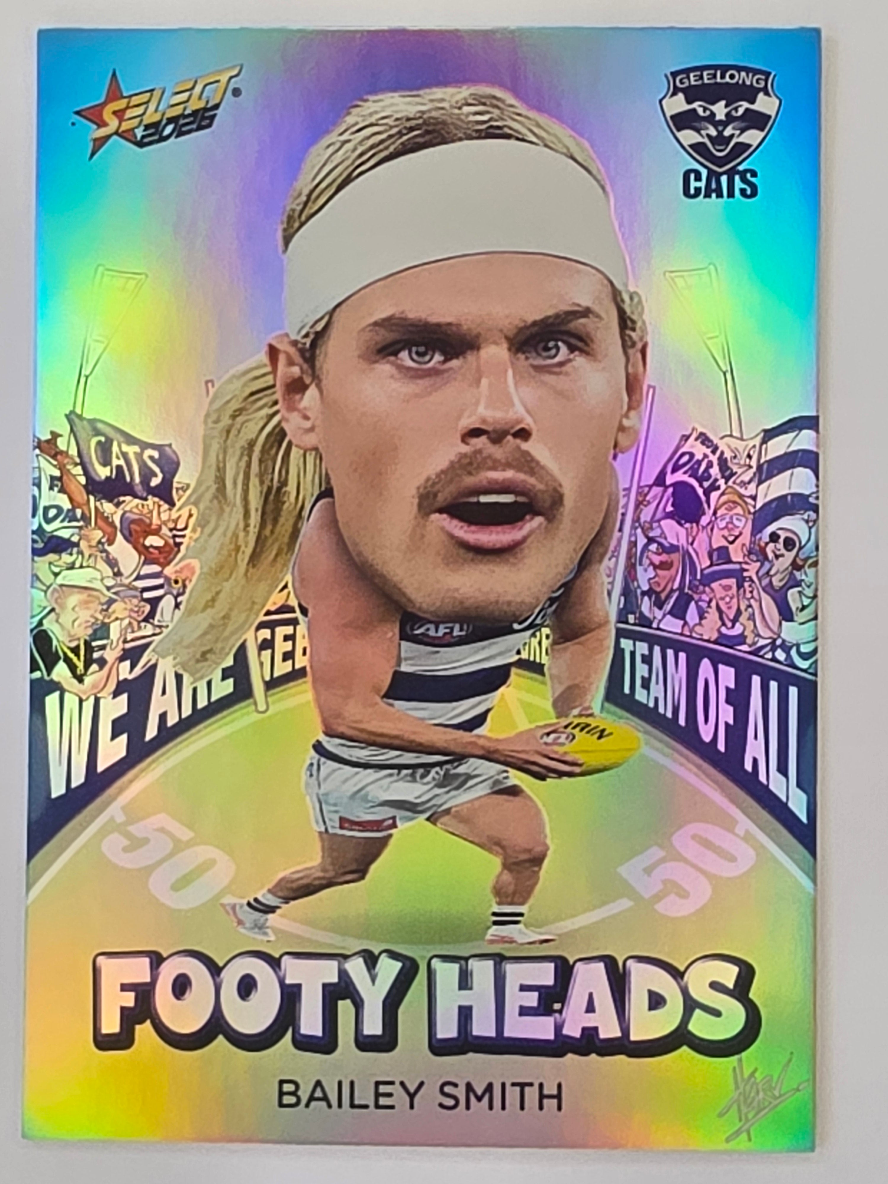 2026 AFL Footy Stars Footy Heads FH42 Bailey Smith - Geelong Cats