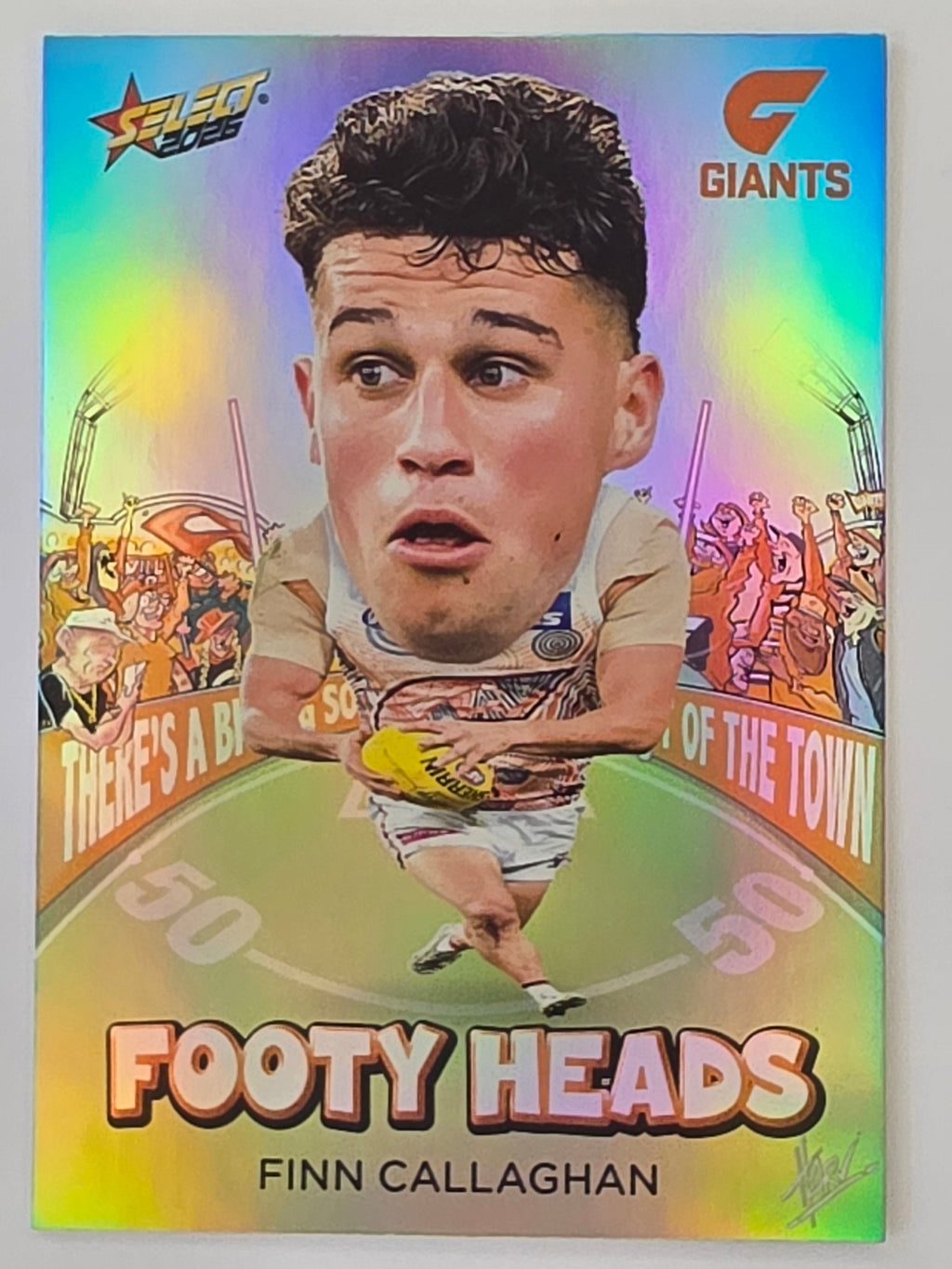 2026 AFL Footy Stars Footy Heads FH44 Finn Callaghan - GWS Giants