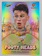 2026 AFL Footy Stars Footy Heads FH44 Finn Callaghan - GWS Giants
