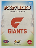 2026 AFL Footy Stars Footy Heads FH44 Finn Callaghan - GWS Giants