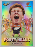 2026 AFL Footy Stars Footy Heads FH45 Tom Green - GWS Giants