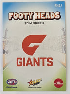 2026 AFL Footy Stars Footy Heads FH45 Tom Green - GWS Giants