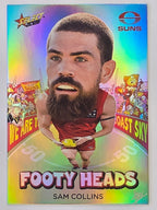 2026 AFL Footy Stars Footy Heads FH50 Sam Collins - Gold Coast Suns