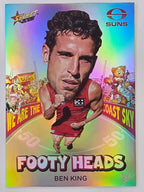 2026 AFL Footy Stars Footy Heads FH51 Ben King - Gold Coast Suns