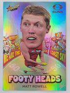 2026 AFL Footy Stars Footy Heads FH54 Matt Rowell - Gold Coast Suns