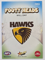 2026 AFL Footy Stars Footy Heads FH55 Will Day - Hawthorn Hawks
