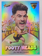 2026 AFL Footy Stars Footy Heads FH57 Jai Newcombe - Hawthorn Hawks