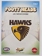 2026 AFL Footy Stars Footy Heads FH57 Jai Newcombe - Hawthorn Hawks