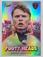 2026 AFL Footy Stars Footy Heads FH63 Harvey Langford - Melbourne Demons