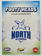 2026 AFL Footy Stars Footy Heads FH68 Colby McKercher - North Melbourne Kangaroos