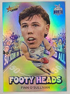 2026 AFL Footy Stars Footy Heads FH69 Finn O’Sullivan - North Melbourne Kangaroos