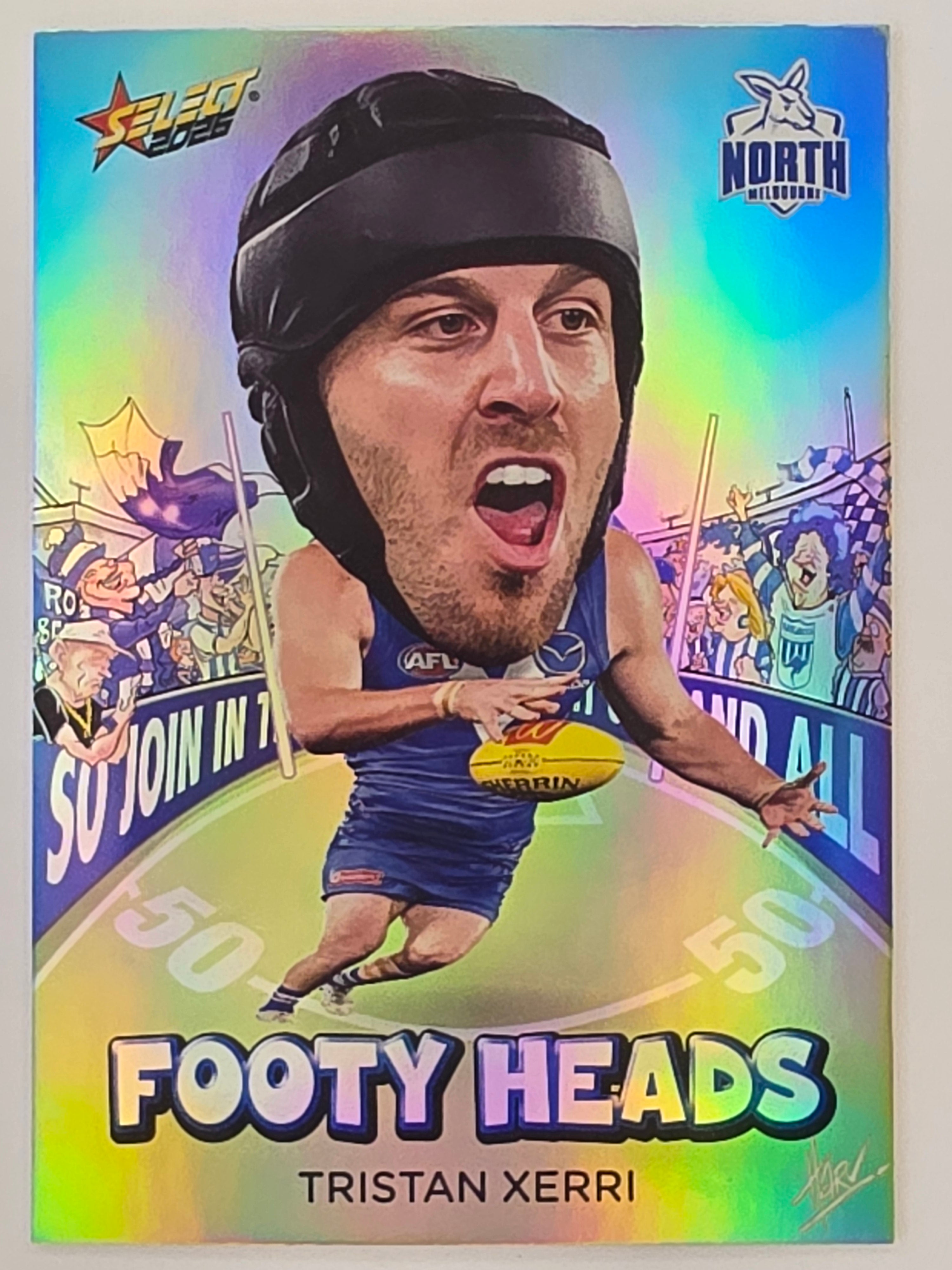 2026 AFL Footy Stars Footy Heads FH72 Tristan Xerri - North Melbourne Kangaroos