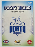 2026 AFL Footy Stars Footy Heads FH72 Tristan Xerri - North Melbourne Kangaroos